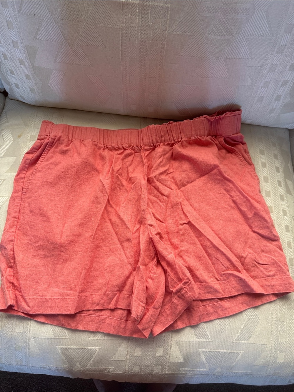 Liz Claiborne Coral Pull-On Lounge Shorts